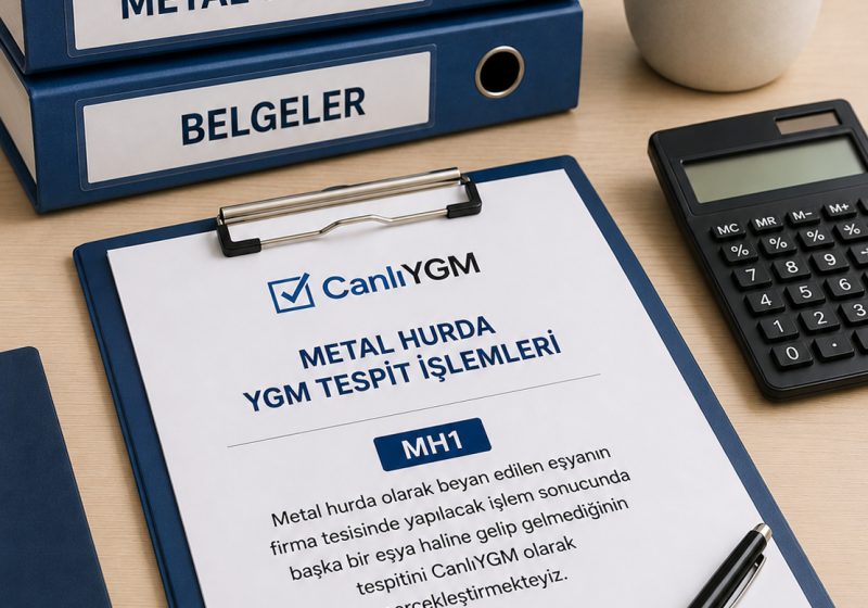 Metal Hurda YGM tespit işlemleri