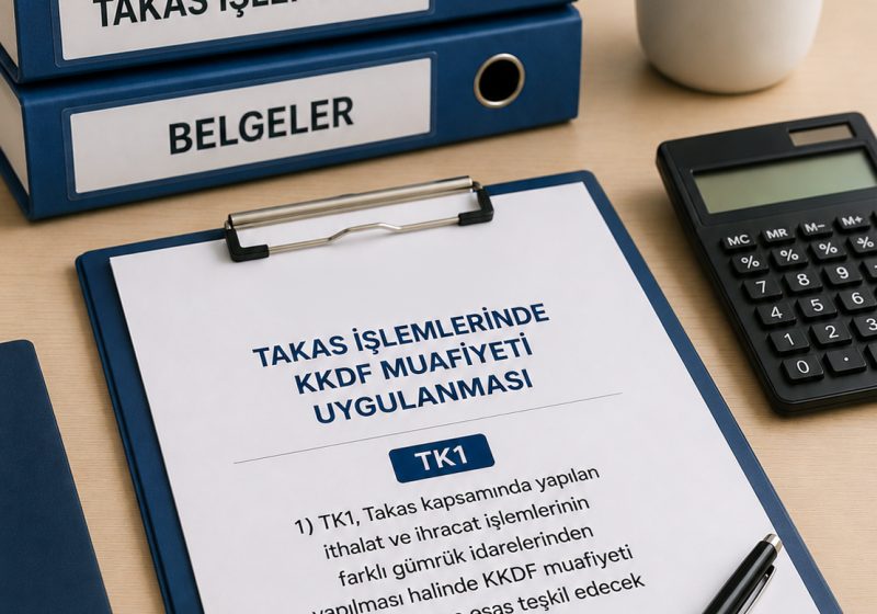 Takas İşlemlerinde KKDF Muafiyeti Uygulanması