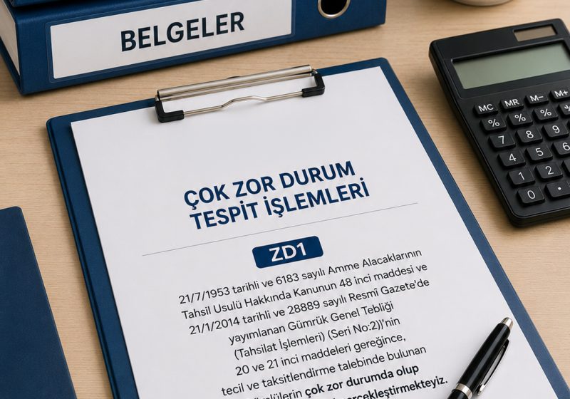 Çok Zor Durum Tespit İşlemleri
